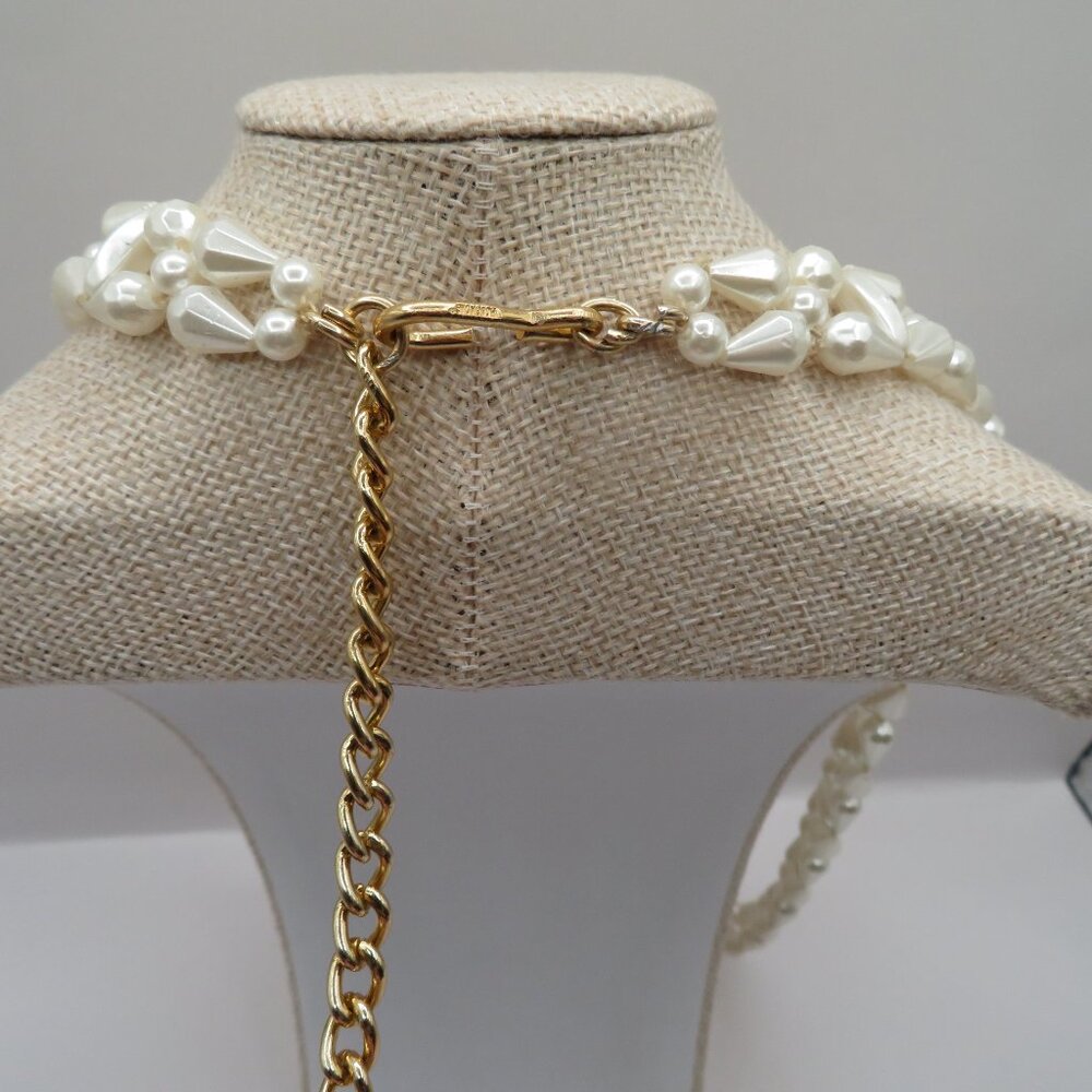 Vintage Hong Kong Faux Pearl Necklace or Belt - Picture 4 of 11
